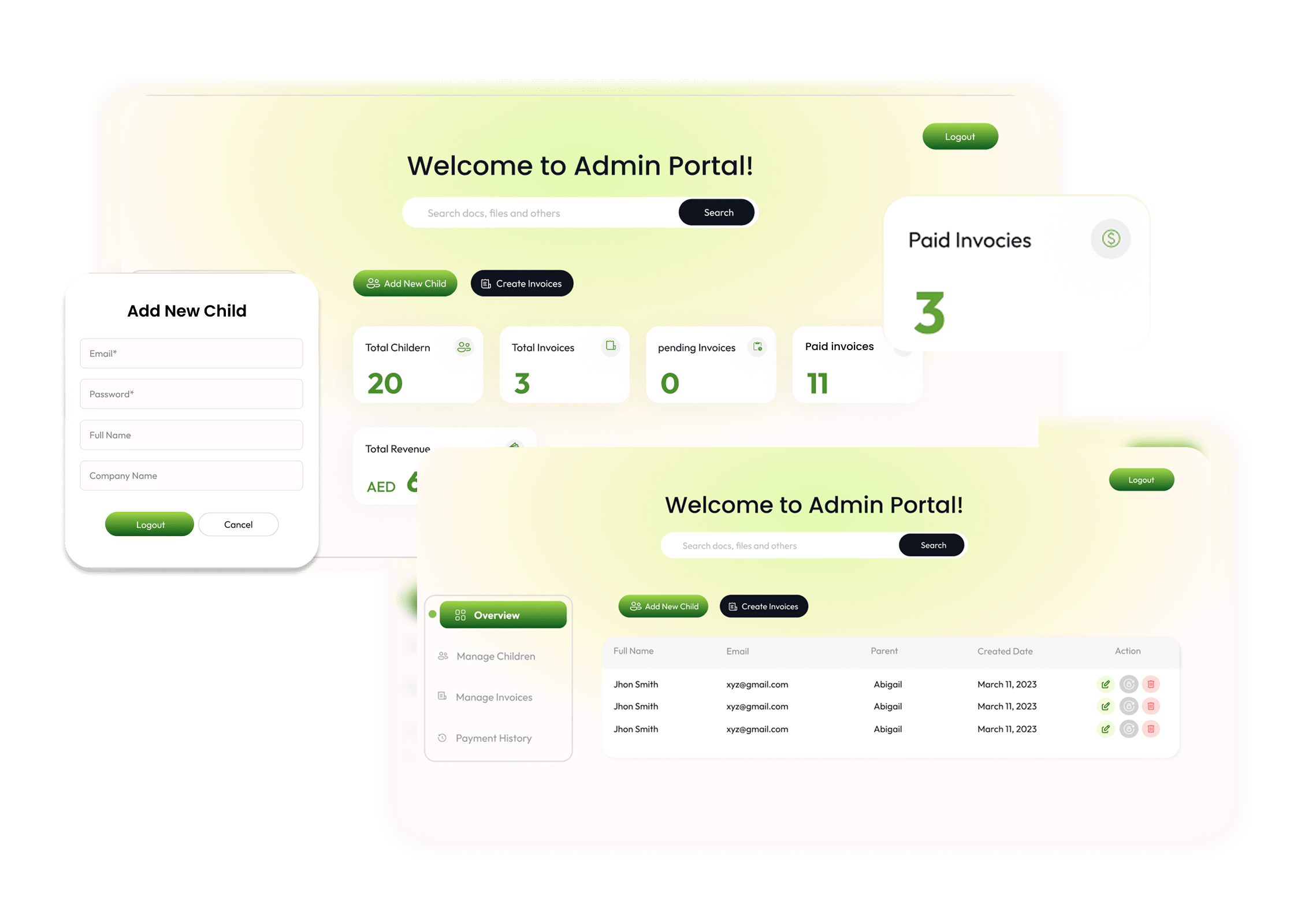Smart Payment Portal for Nurseries in Dubai